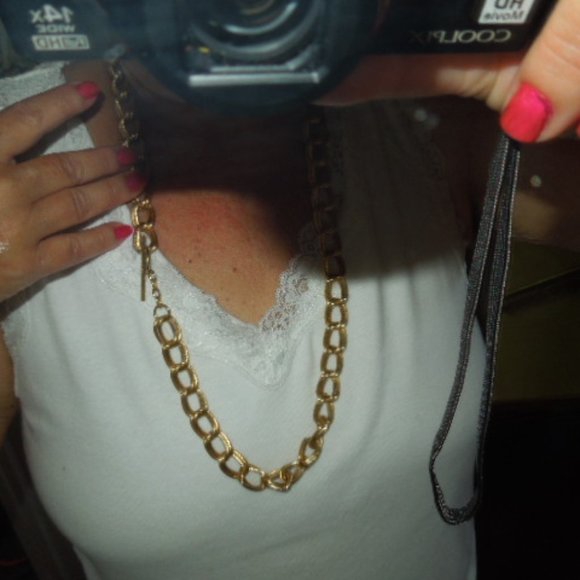 EUC Vintage Gold Double Link Chain - Picture 6 of 6